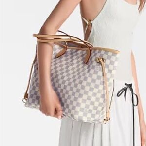LV Damier Azur Neverfull MM
